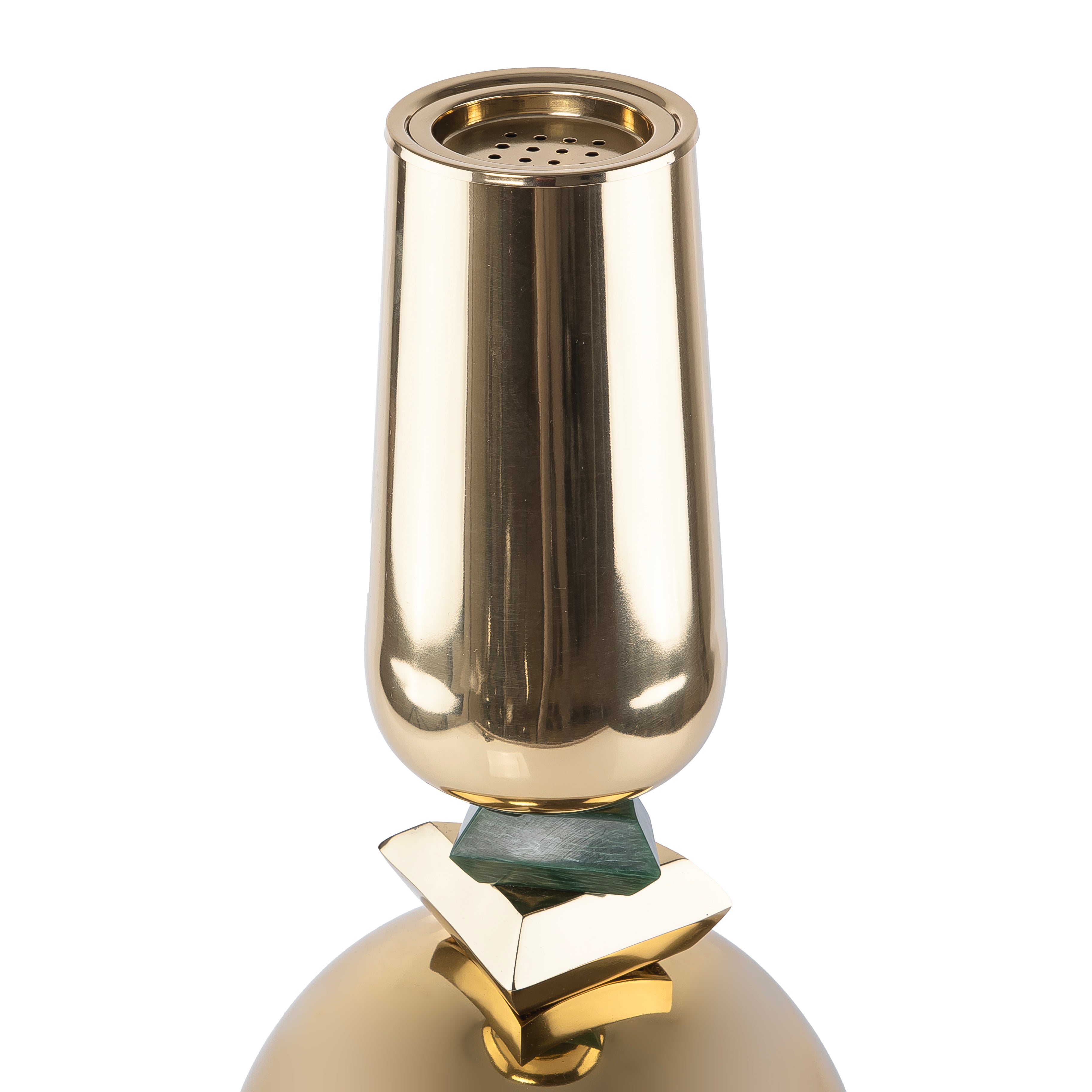 Shing Stainless steel Mabkhar - Gold