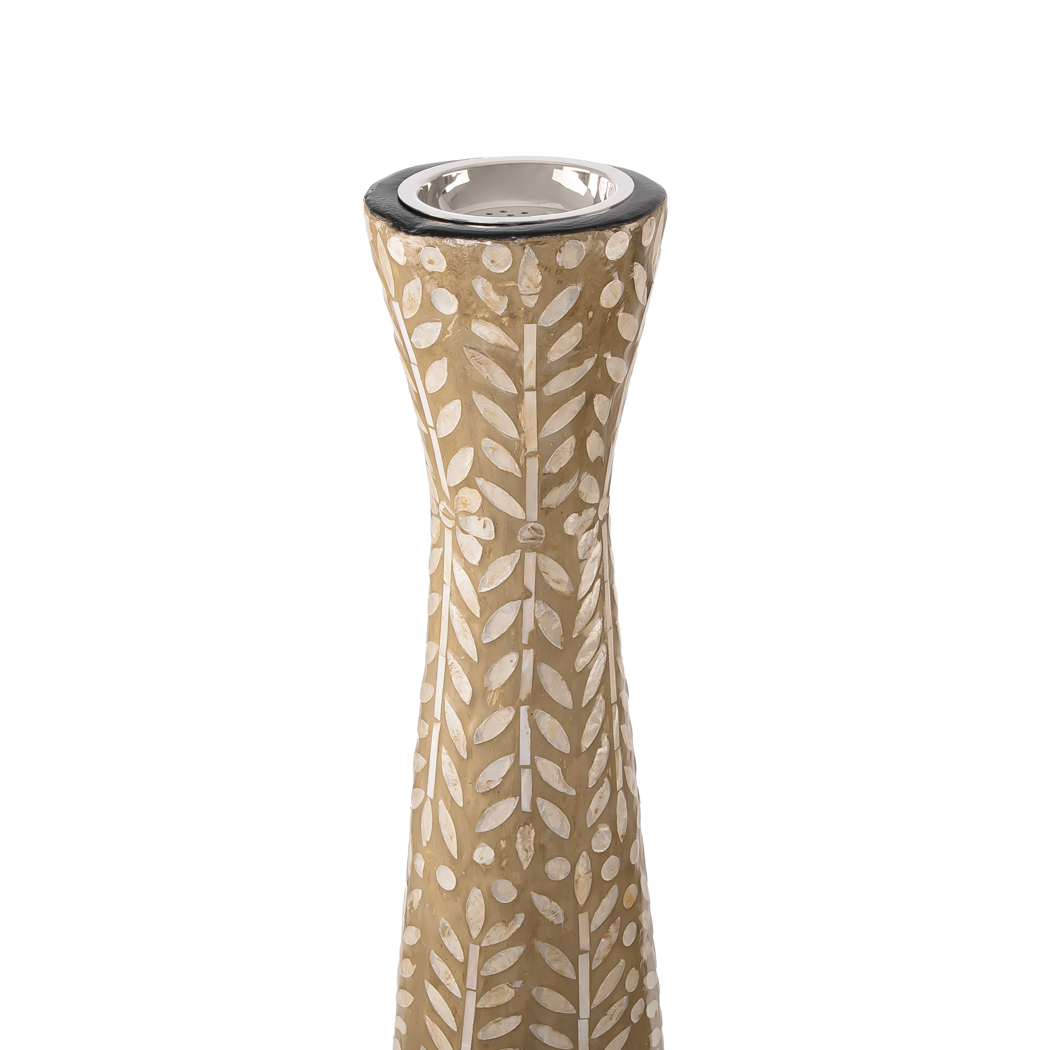 Stylish mother of pearl dark beige mabkhar