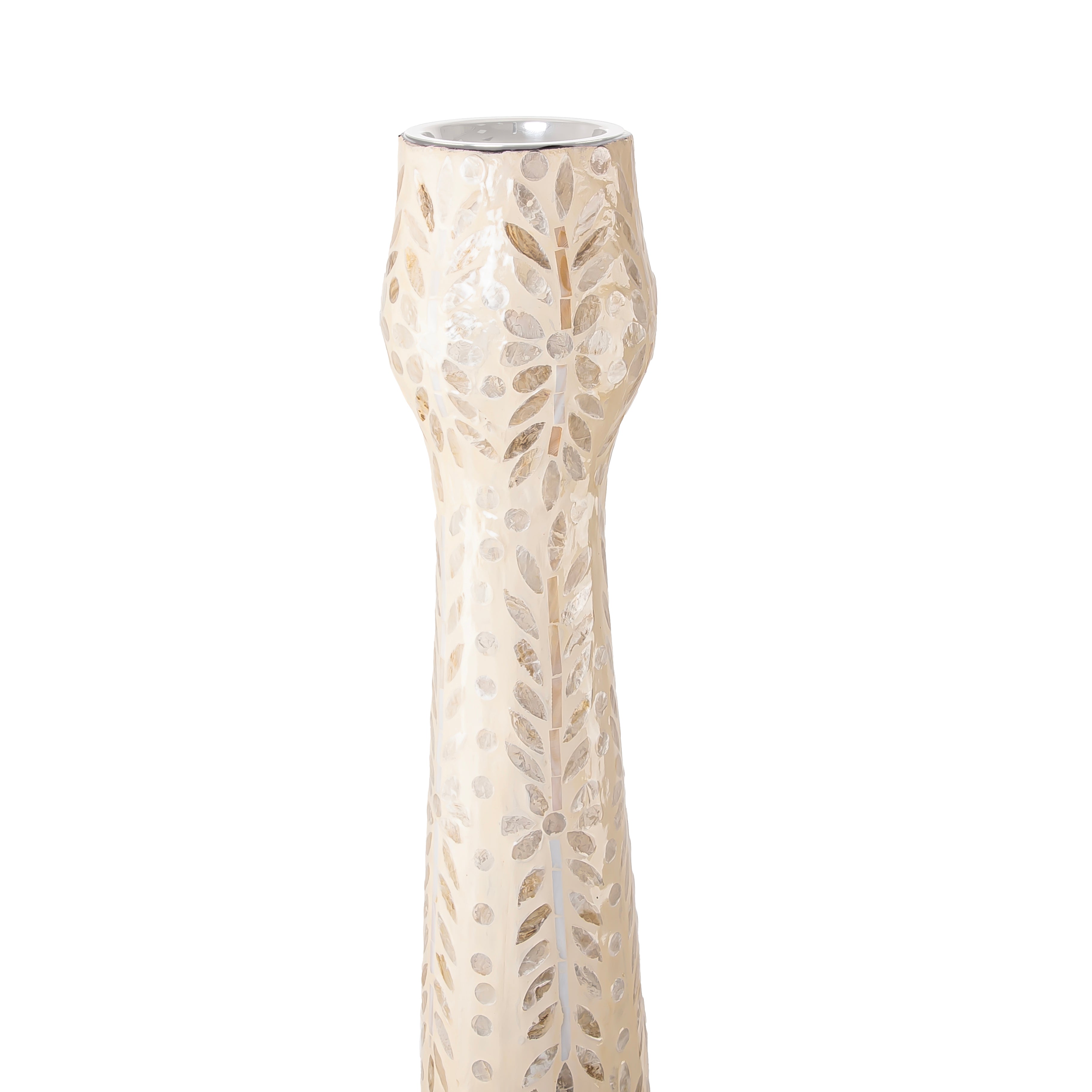 Stylish mother of pearl light cream mabkhar