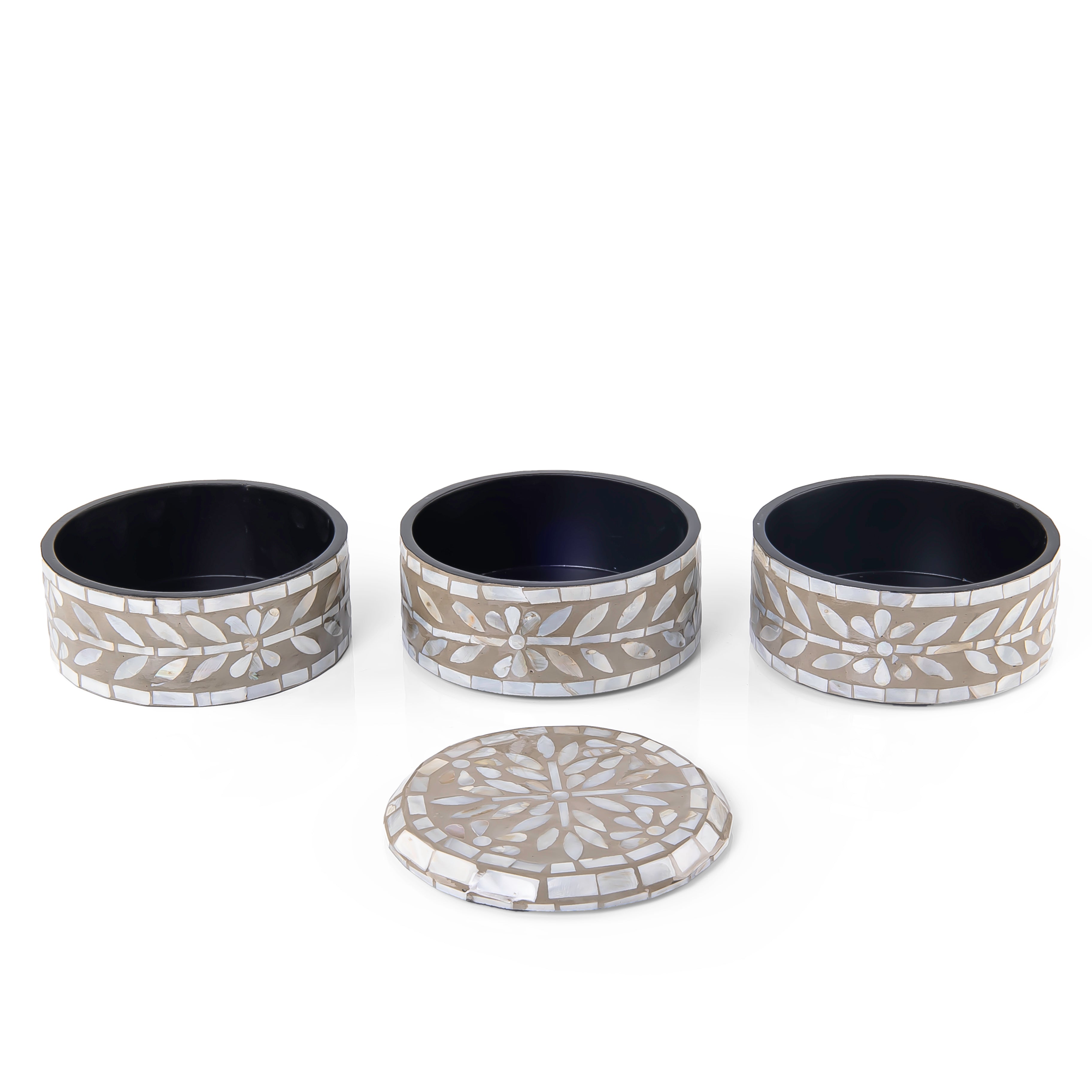 صندوق بيج من 3 طبقات مع غطاء