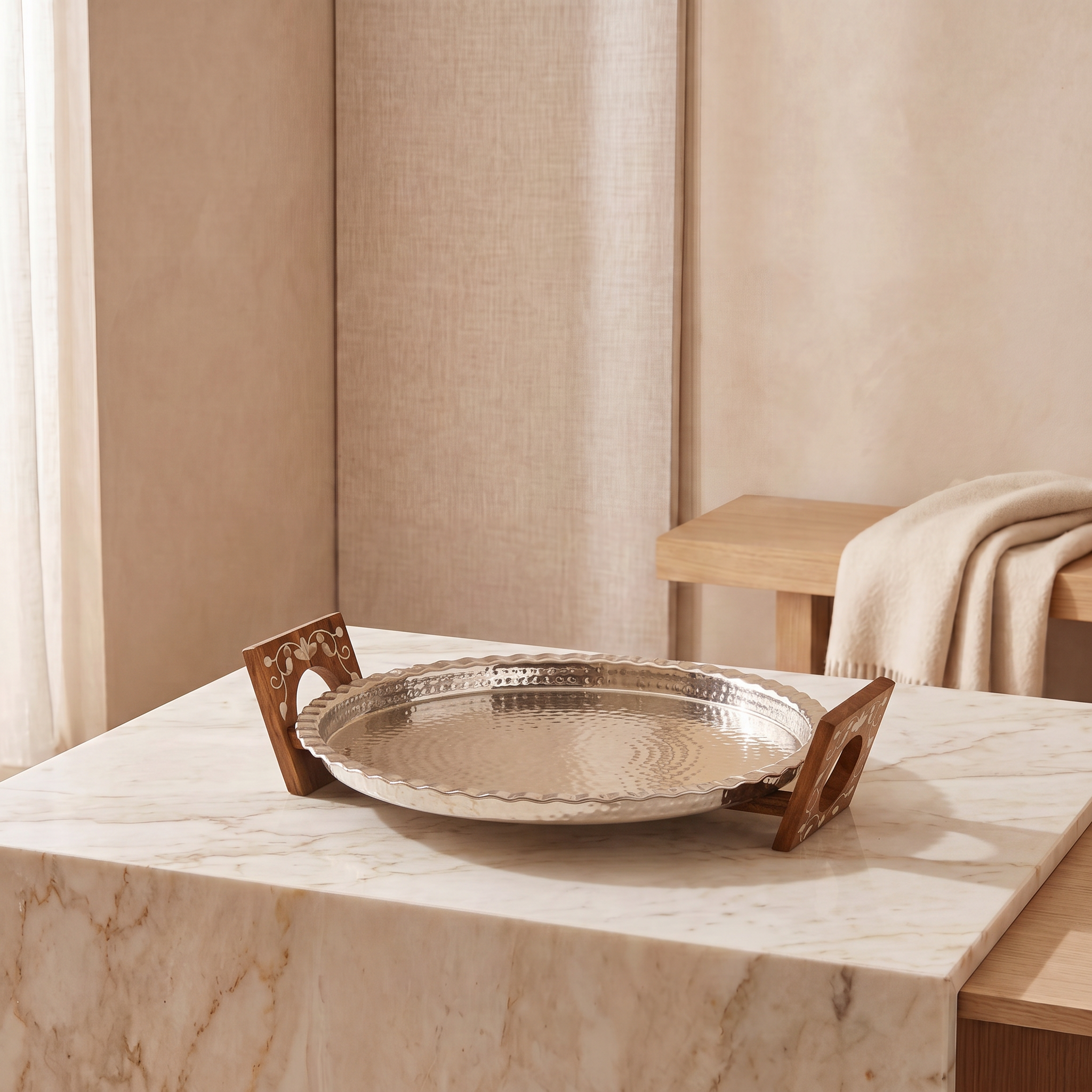 Round Aluminium Tray