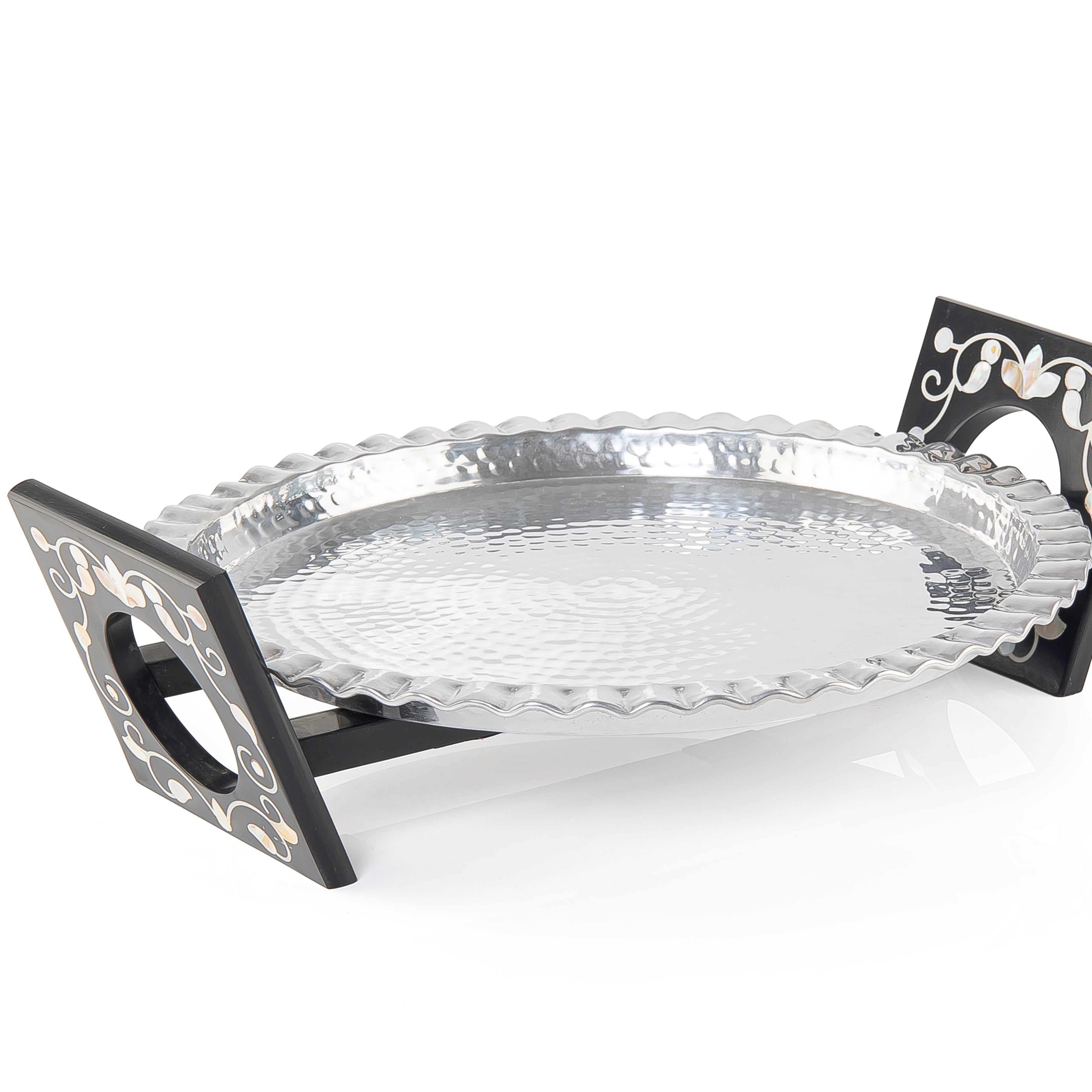 صينية ألمنيوم دائرية - وسط