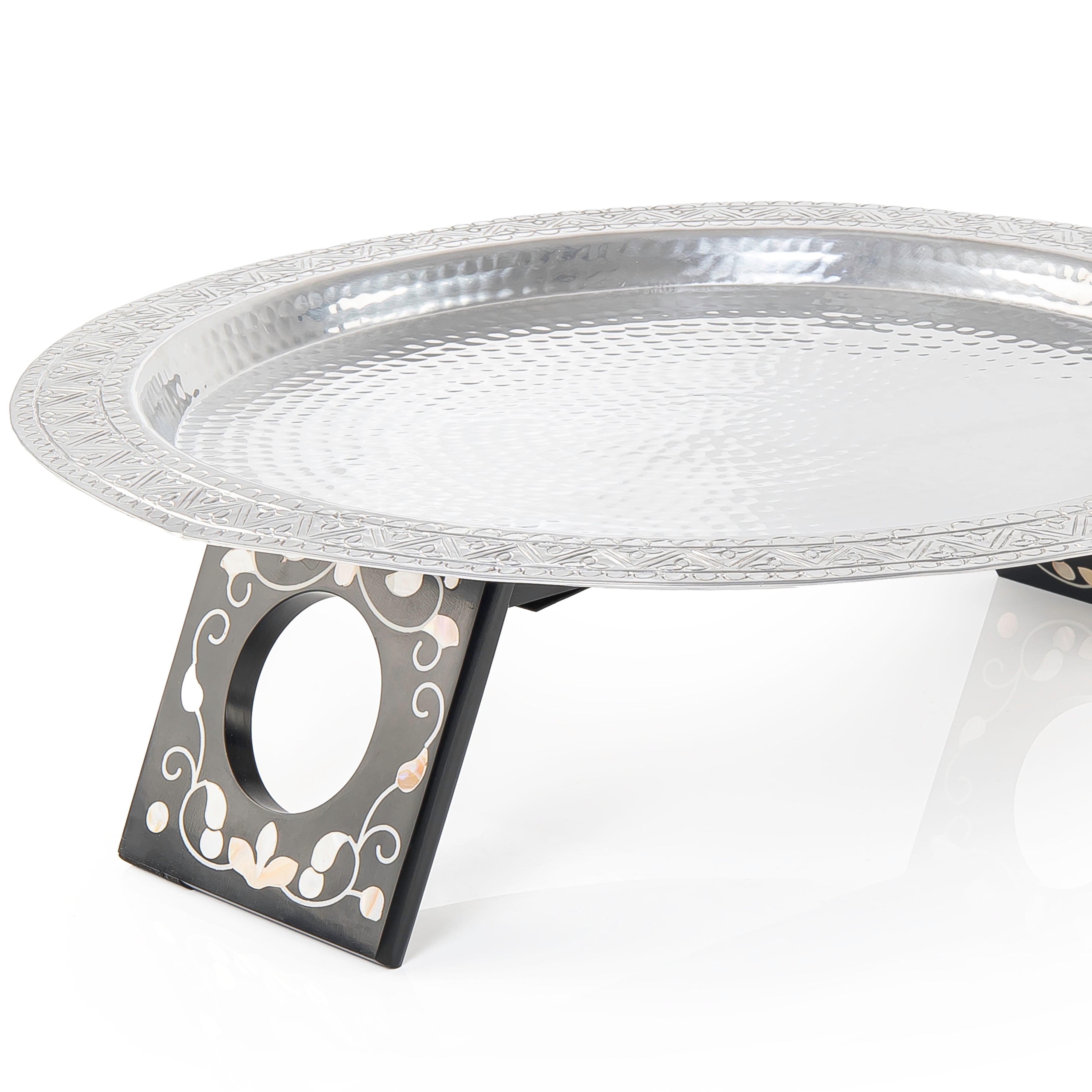 صينية ألمنيوم دائرية كبيرة