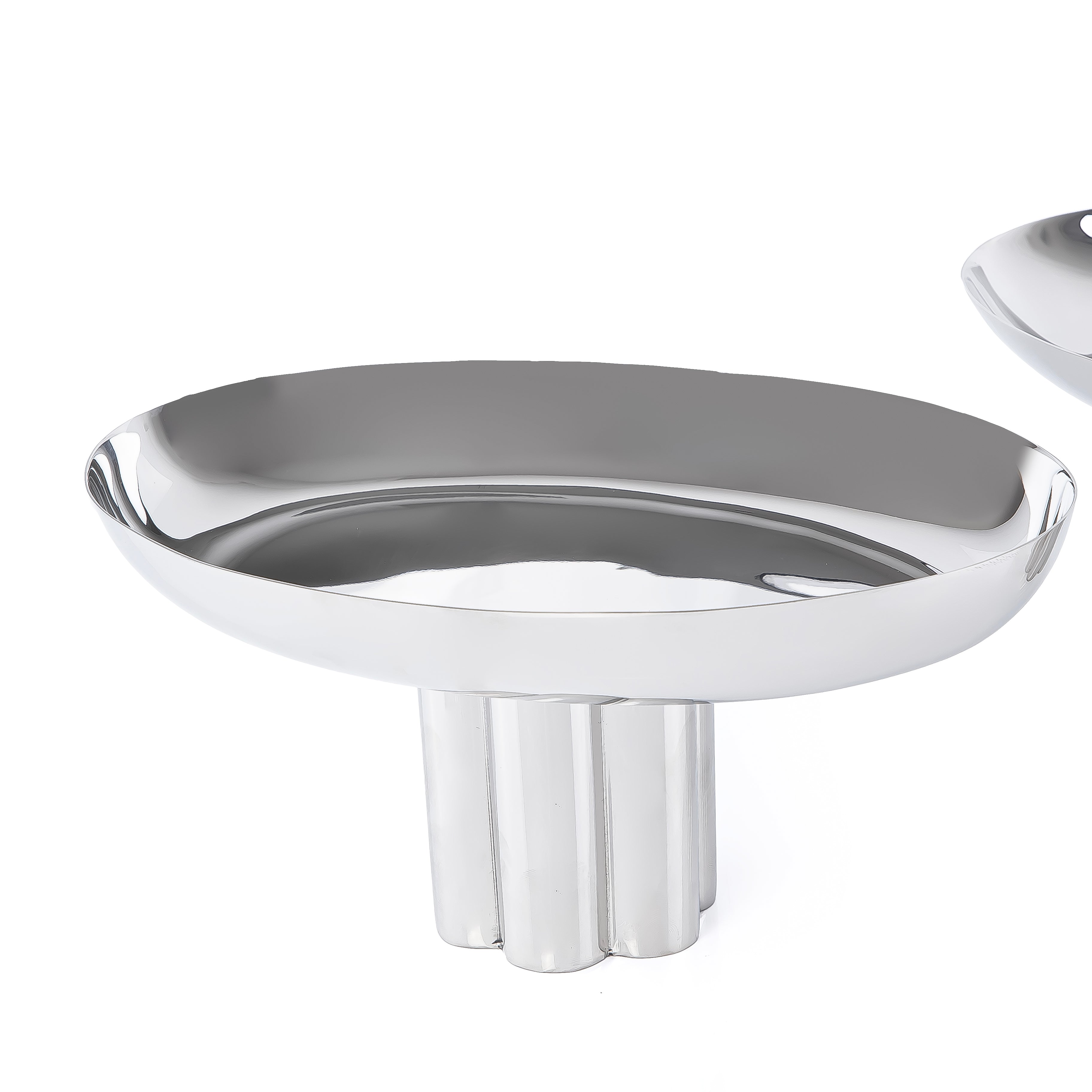 Set of 2 Critical metal stand with gift box - Silver