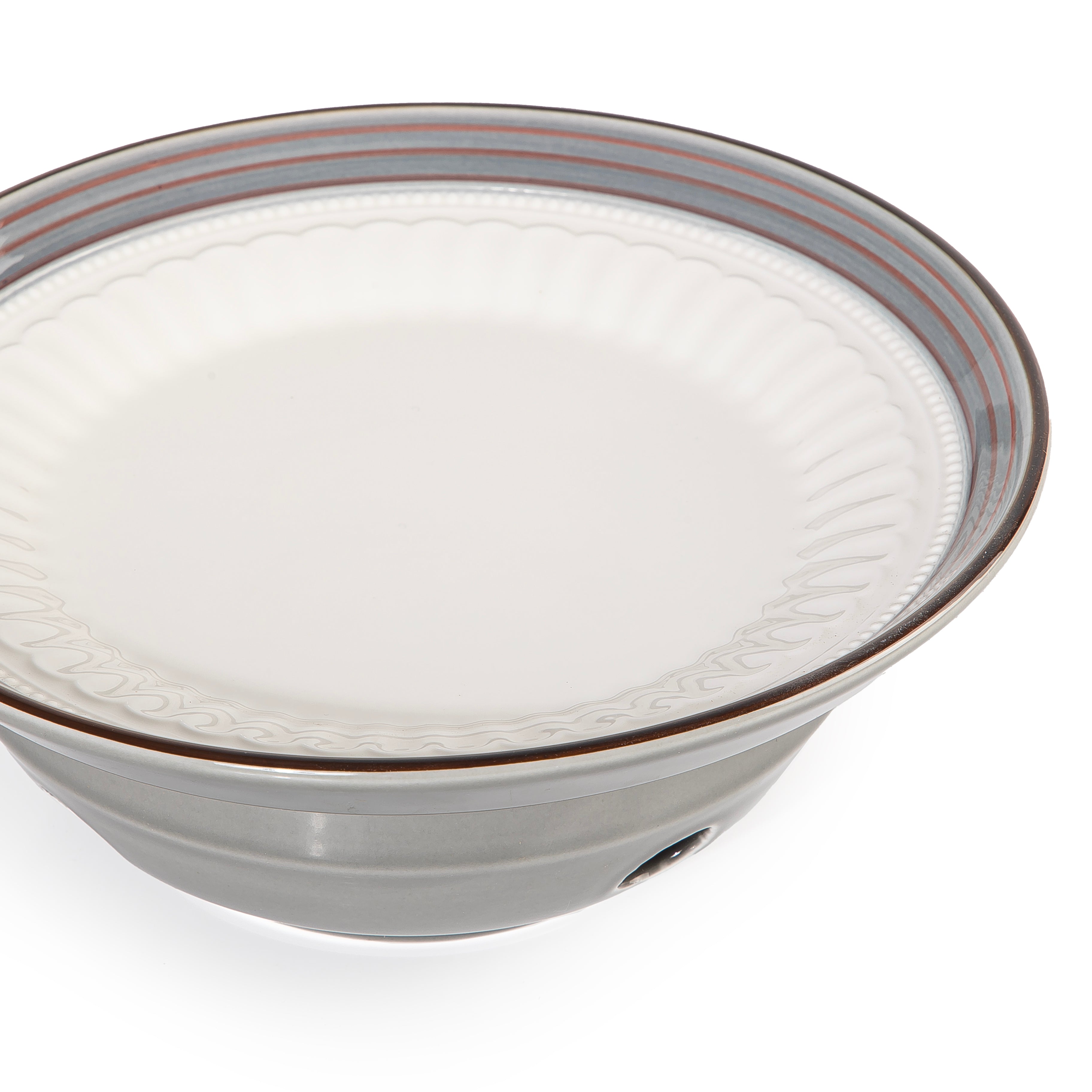 CERAMIC PLATE WITH STOVE STAND