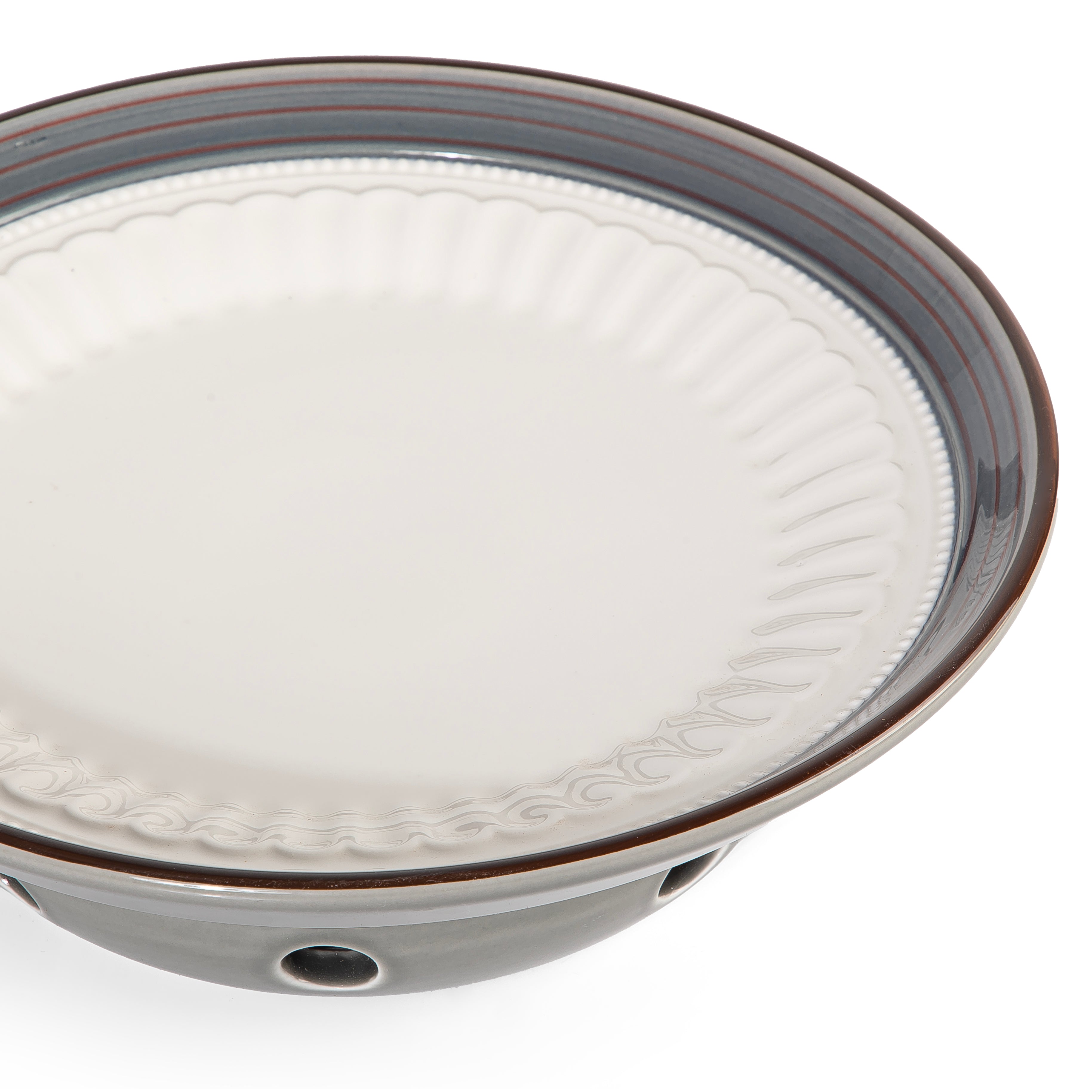 CERAMIC PLATE WITH STOVE STAND