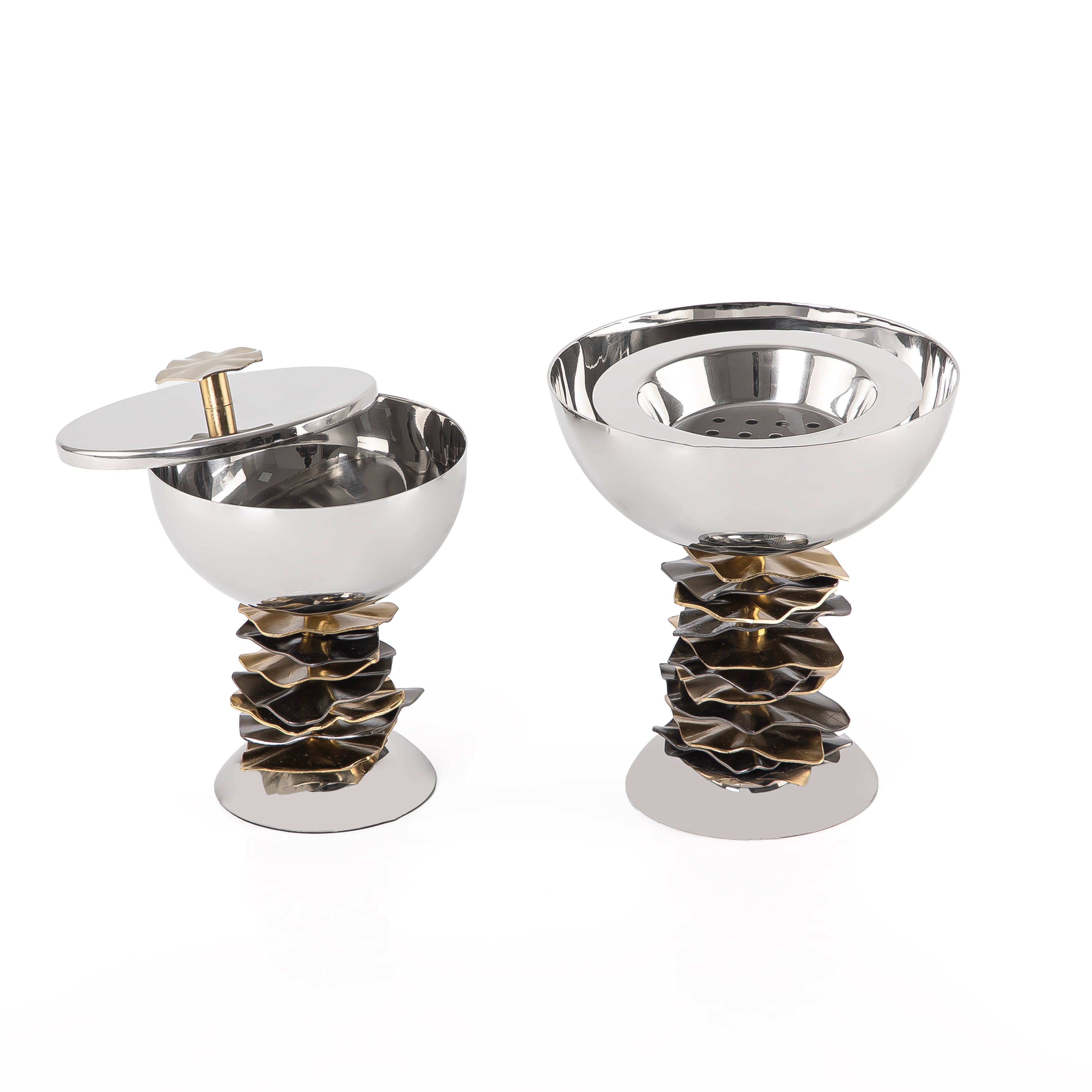 طقم 2 قطعة (مبخر + علبة بخور) مع بوكس هدايا