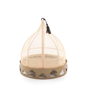 Linen cover with metal base - CASCADES