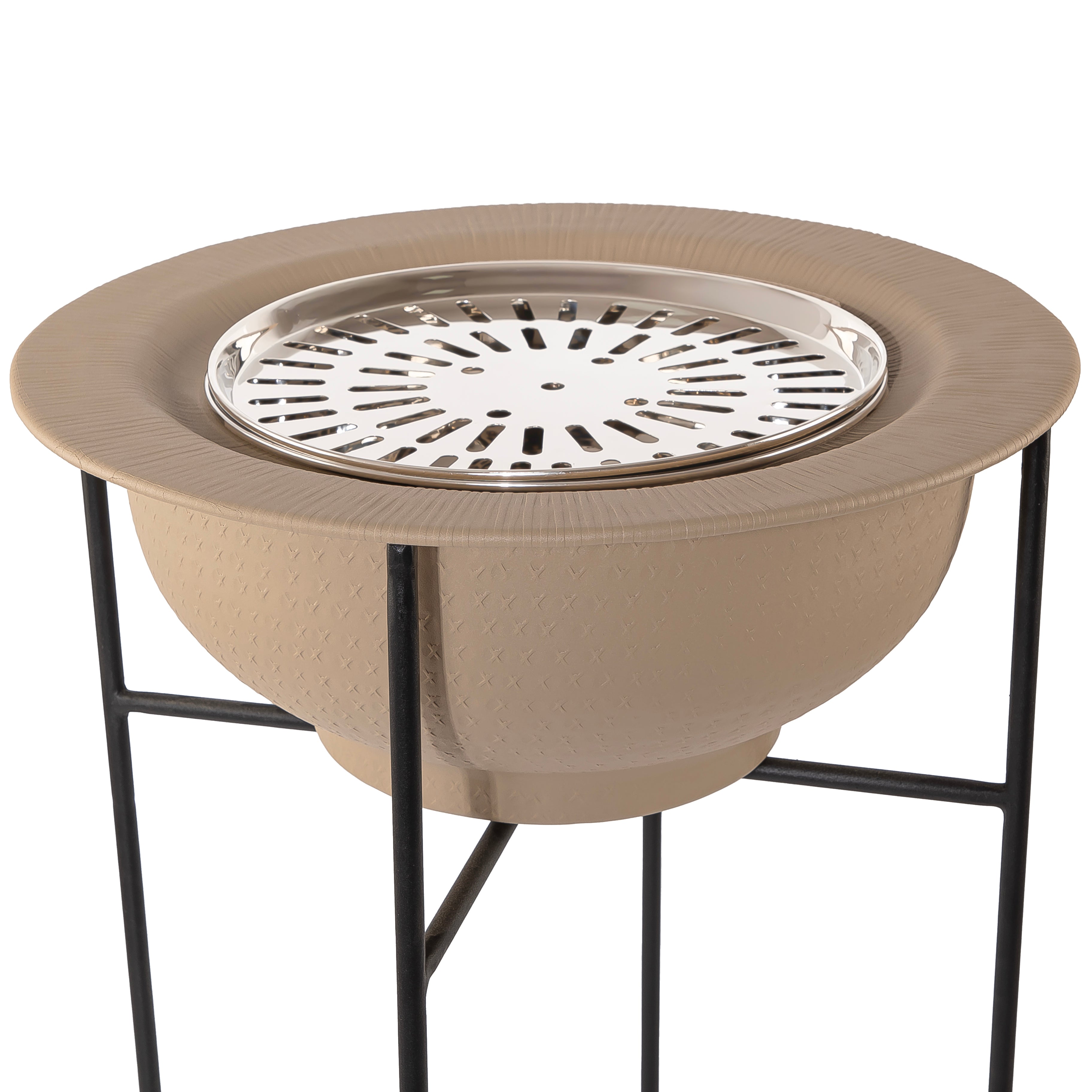 Metal Dua with stand - dusty color