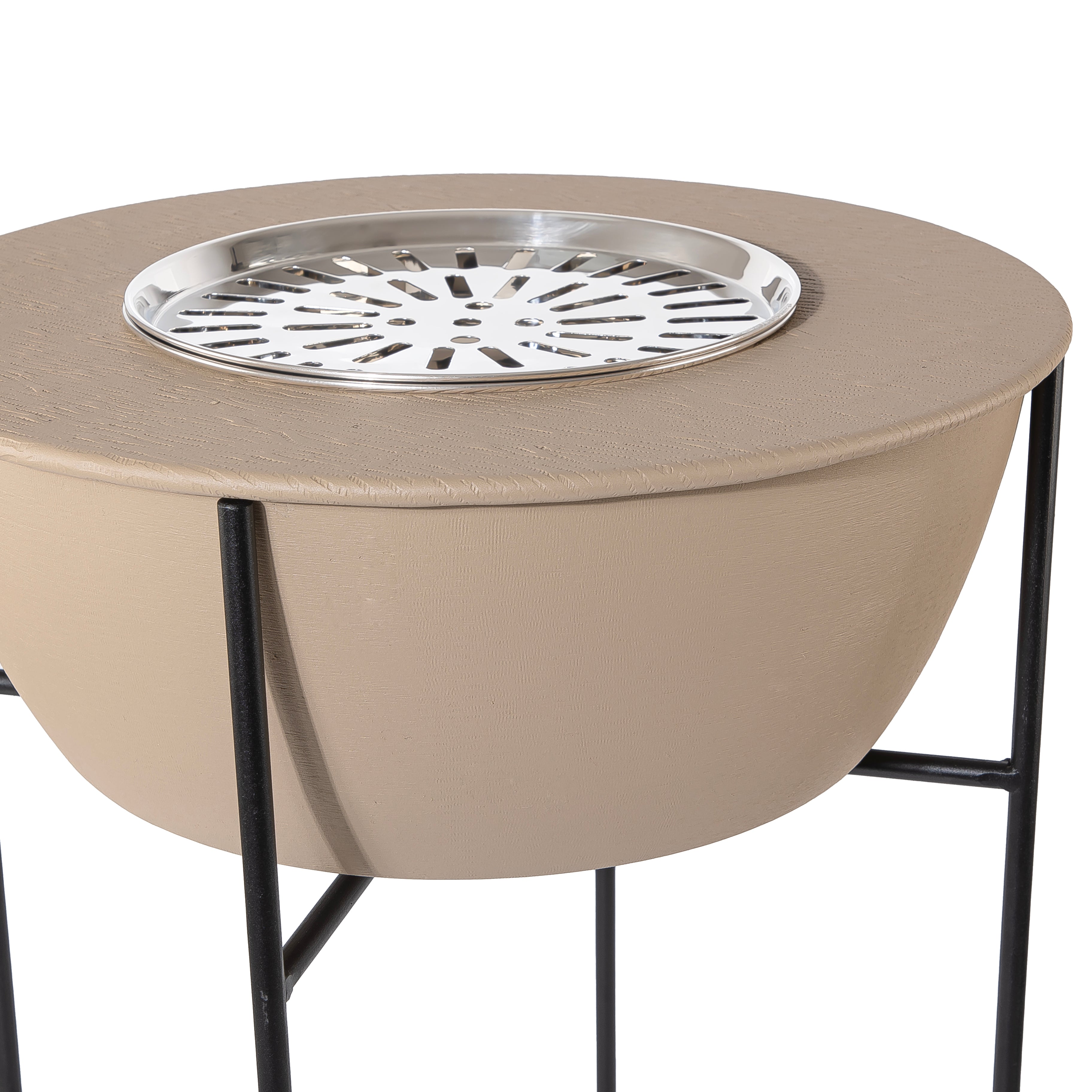 Metal Dua with stand - dusty color