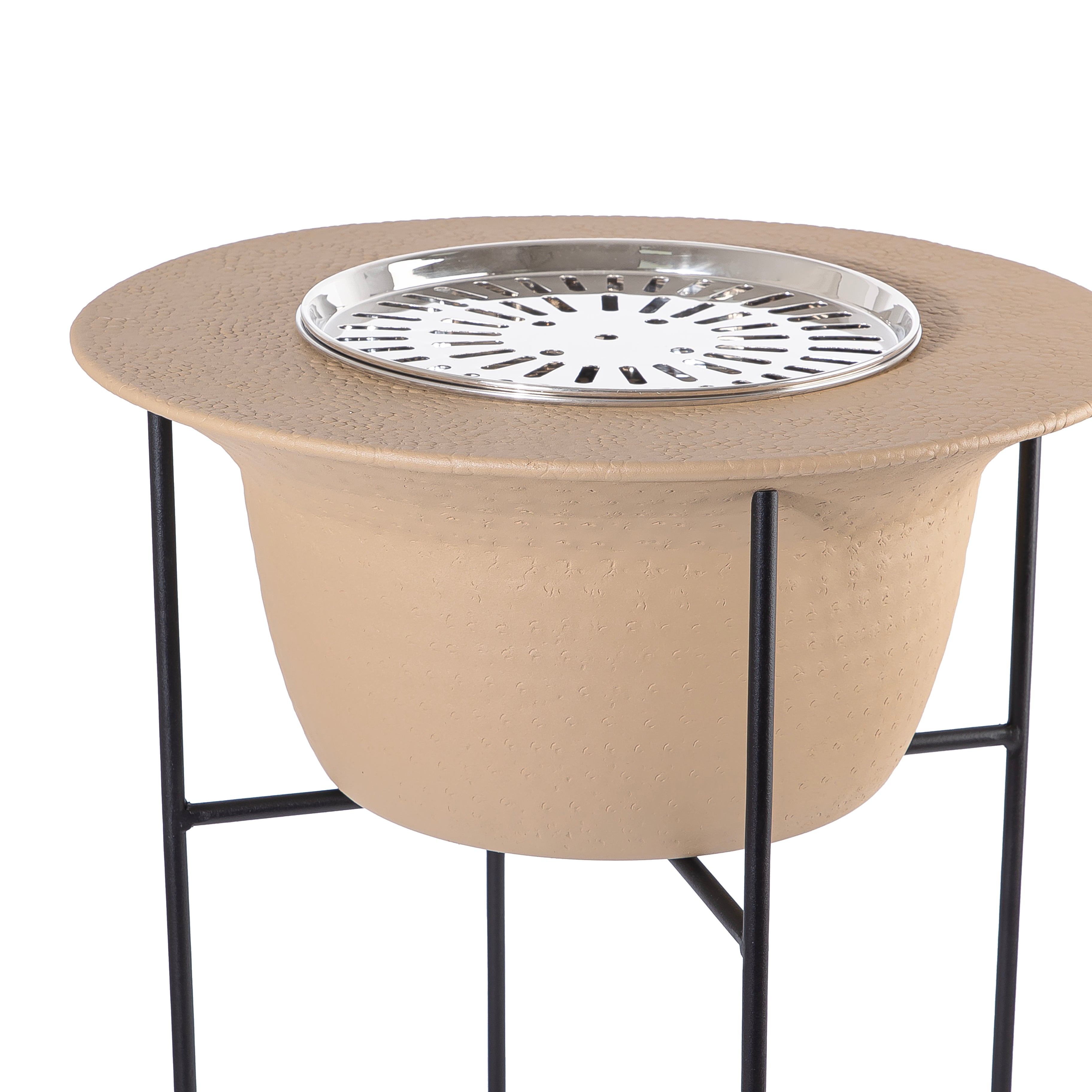 Metal Dua with stand - dusty color