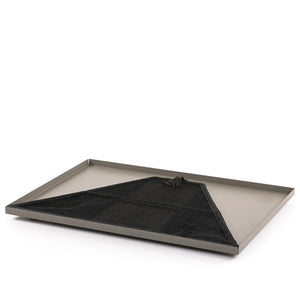 Foldable rattan cover with metal tray - CASCADES