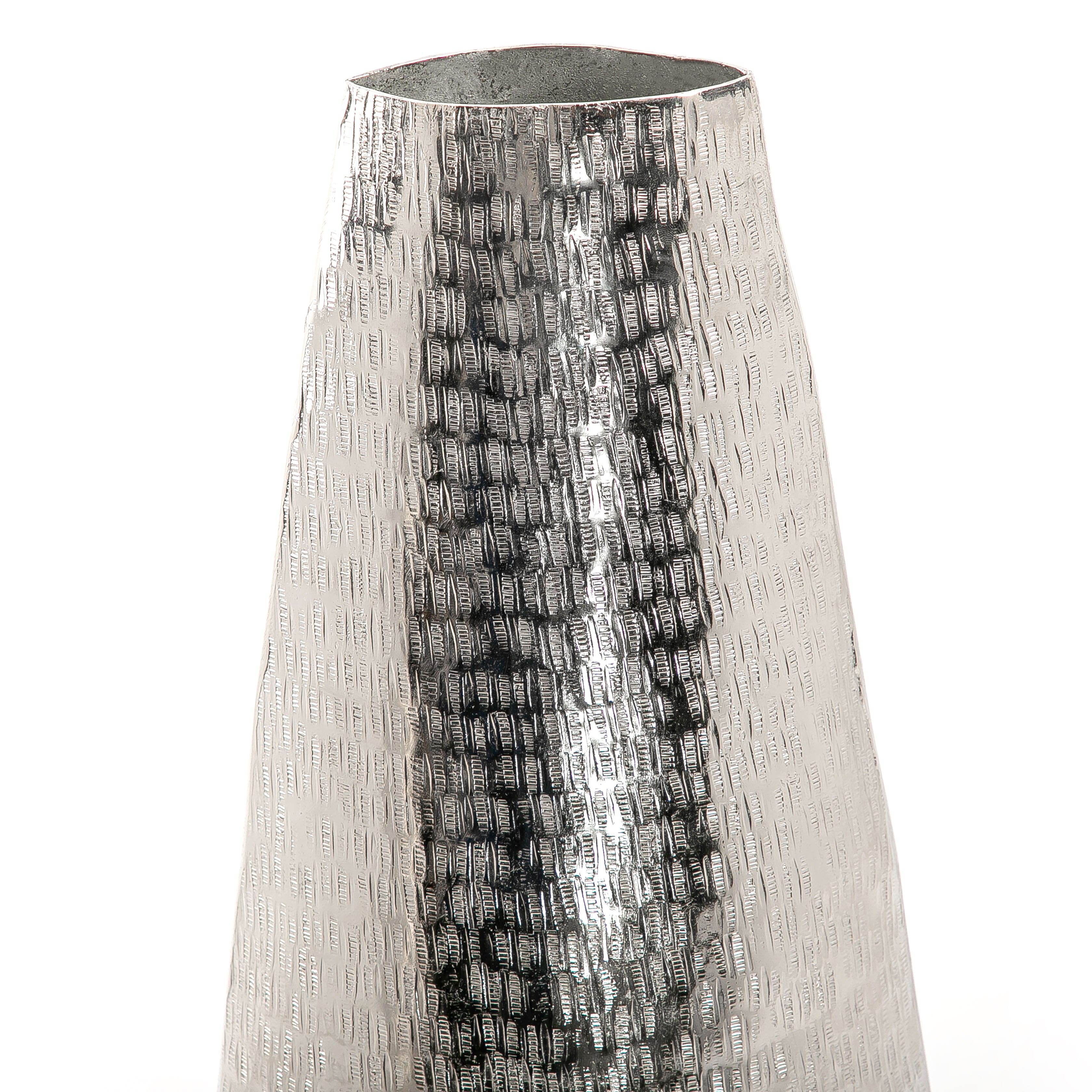 Silver Metal Vase