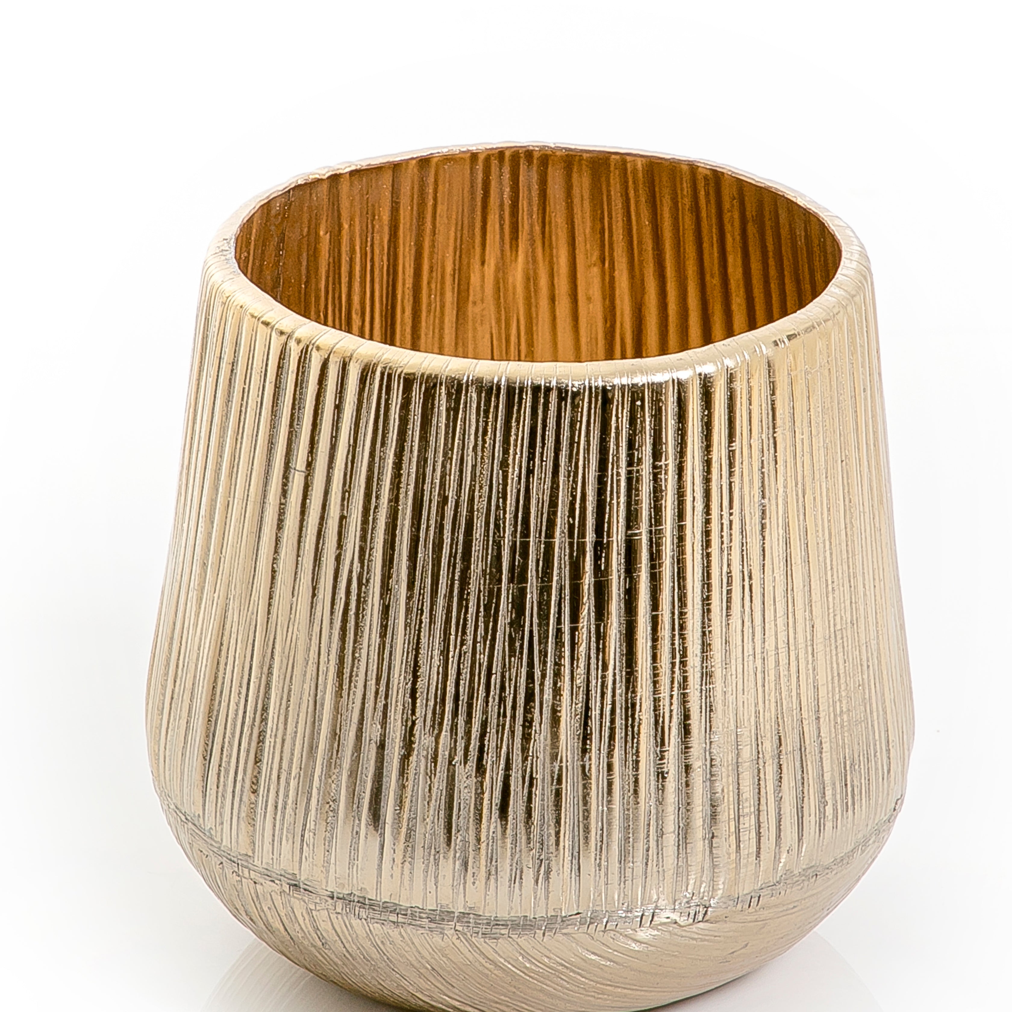 Gold Metal Vase