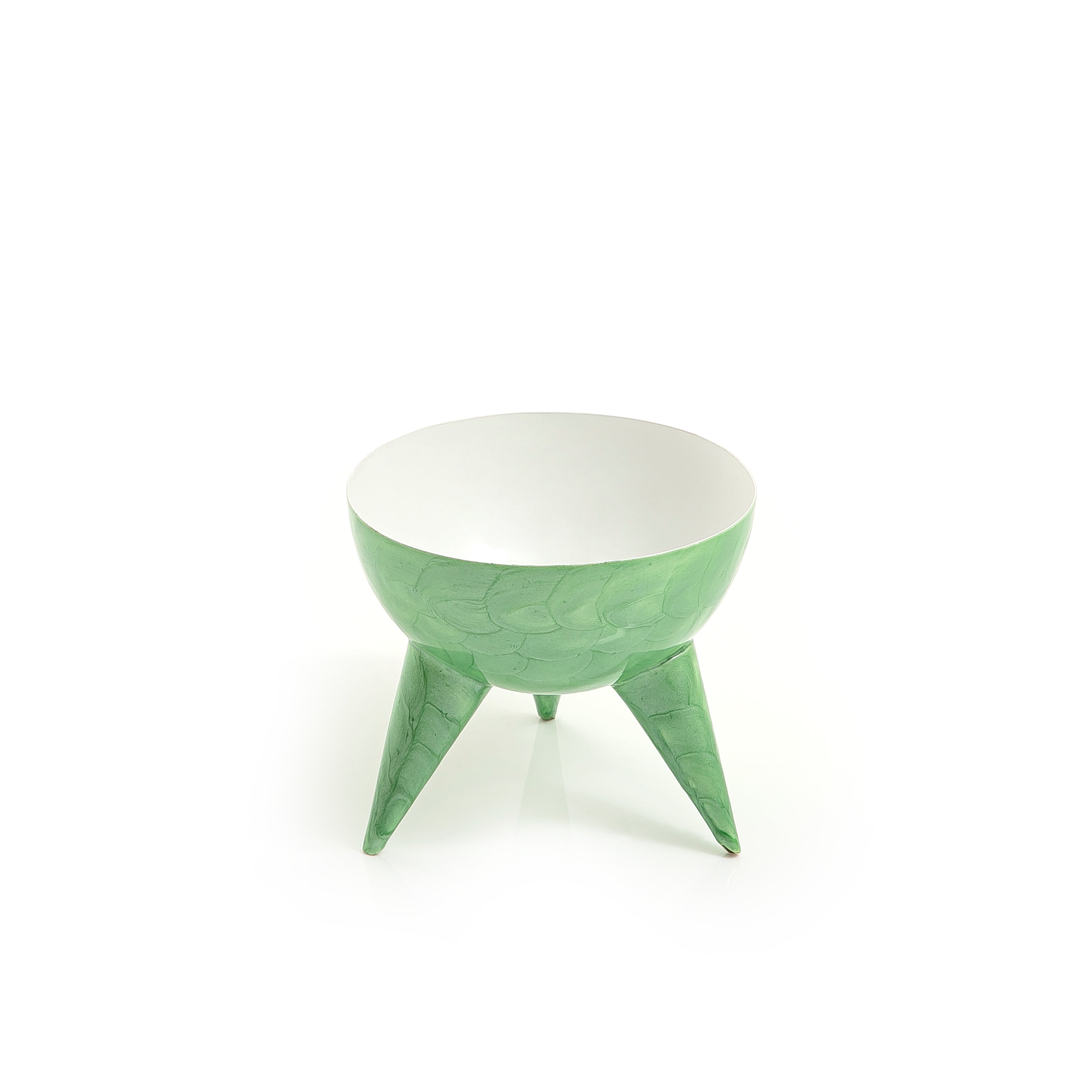 Metal Serving Bowl With Legs