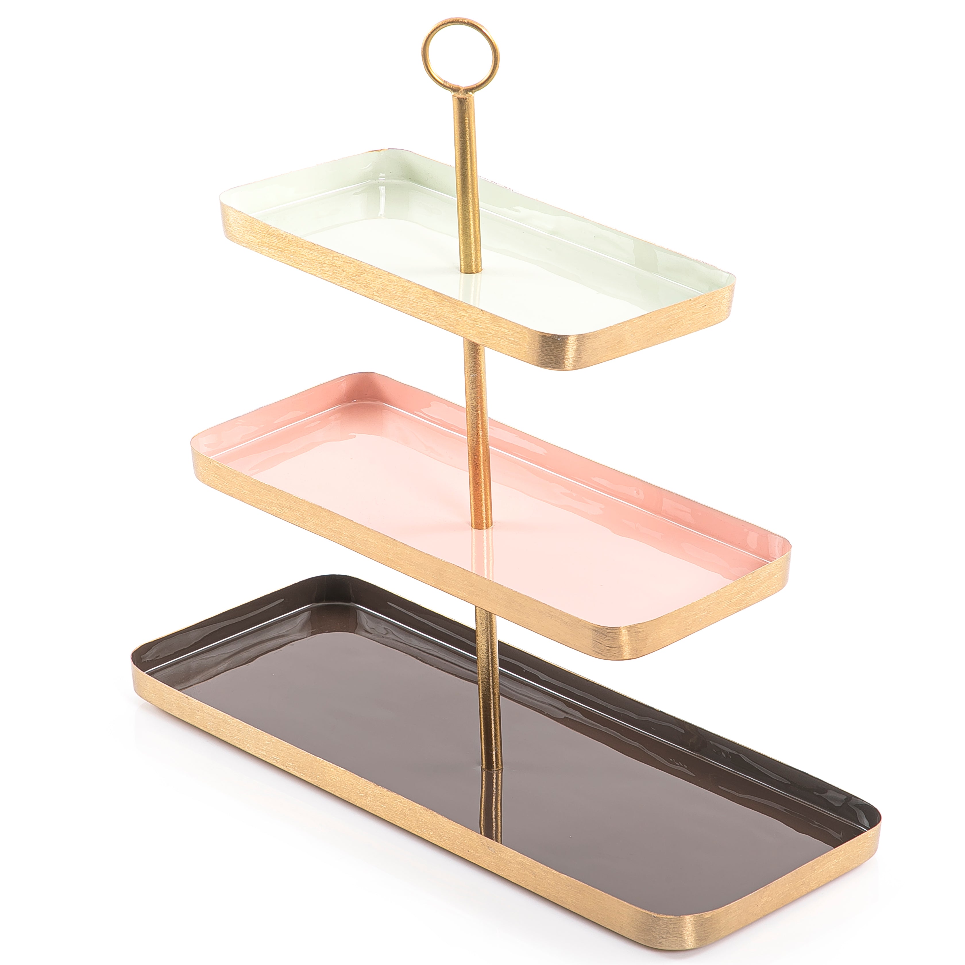 3-layer metal fruit stand