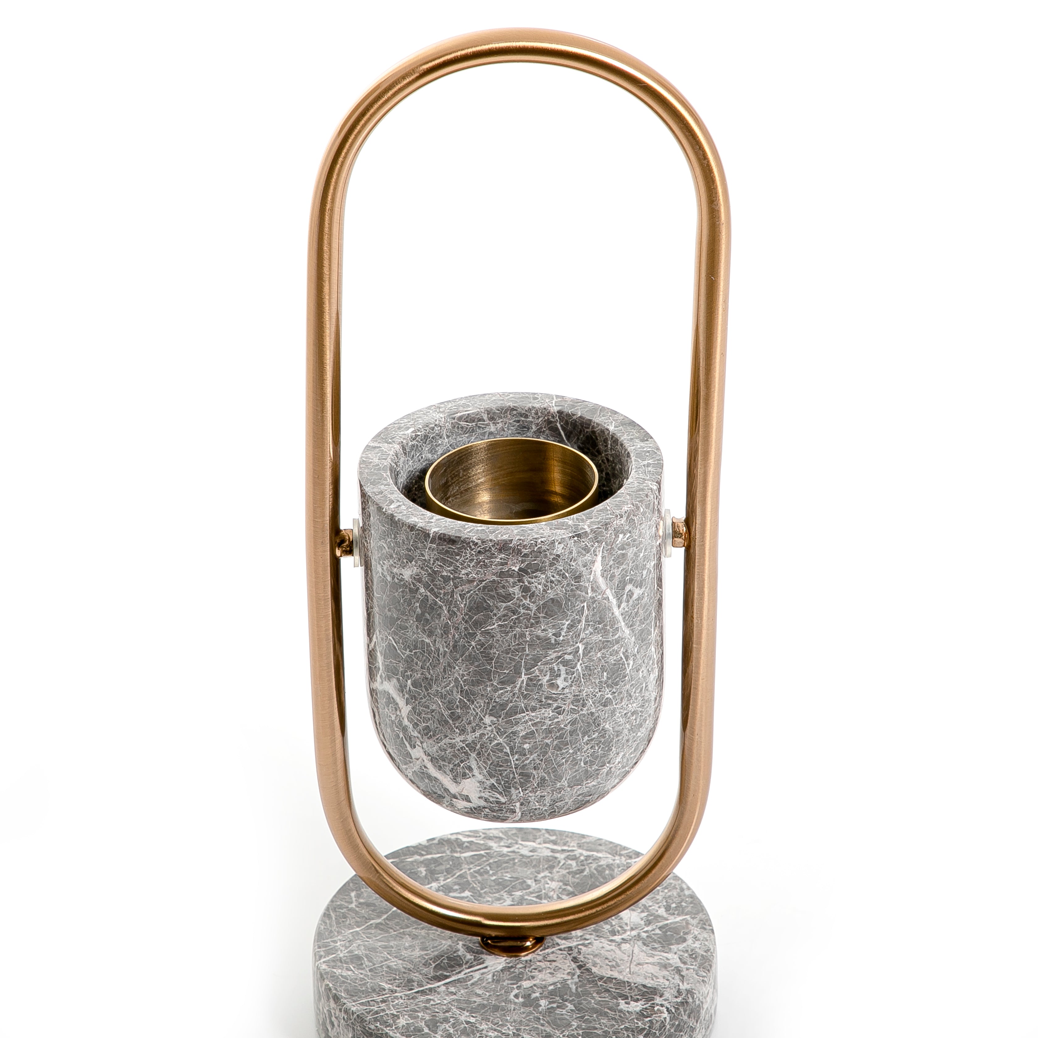 Grey Marble Mabkhar With Base