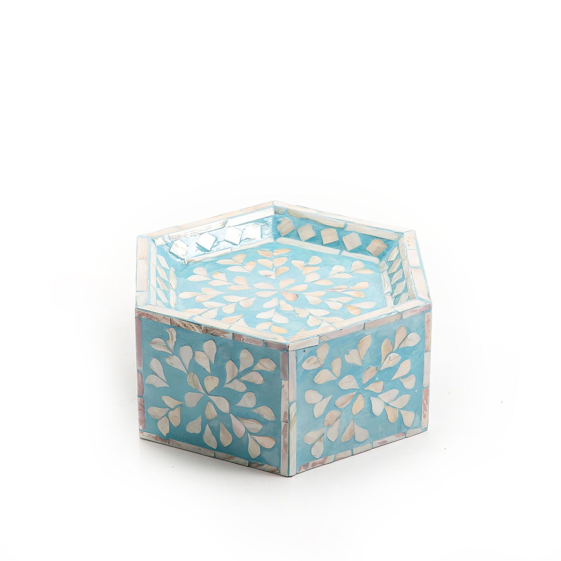 Light Blue Hexagon Vietnamese Mop Stand