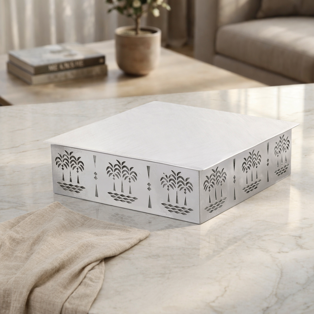 Grey Square Ceramic plate - Medium
