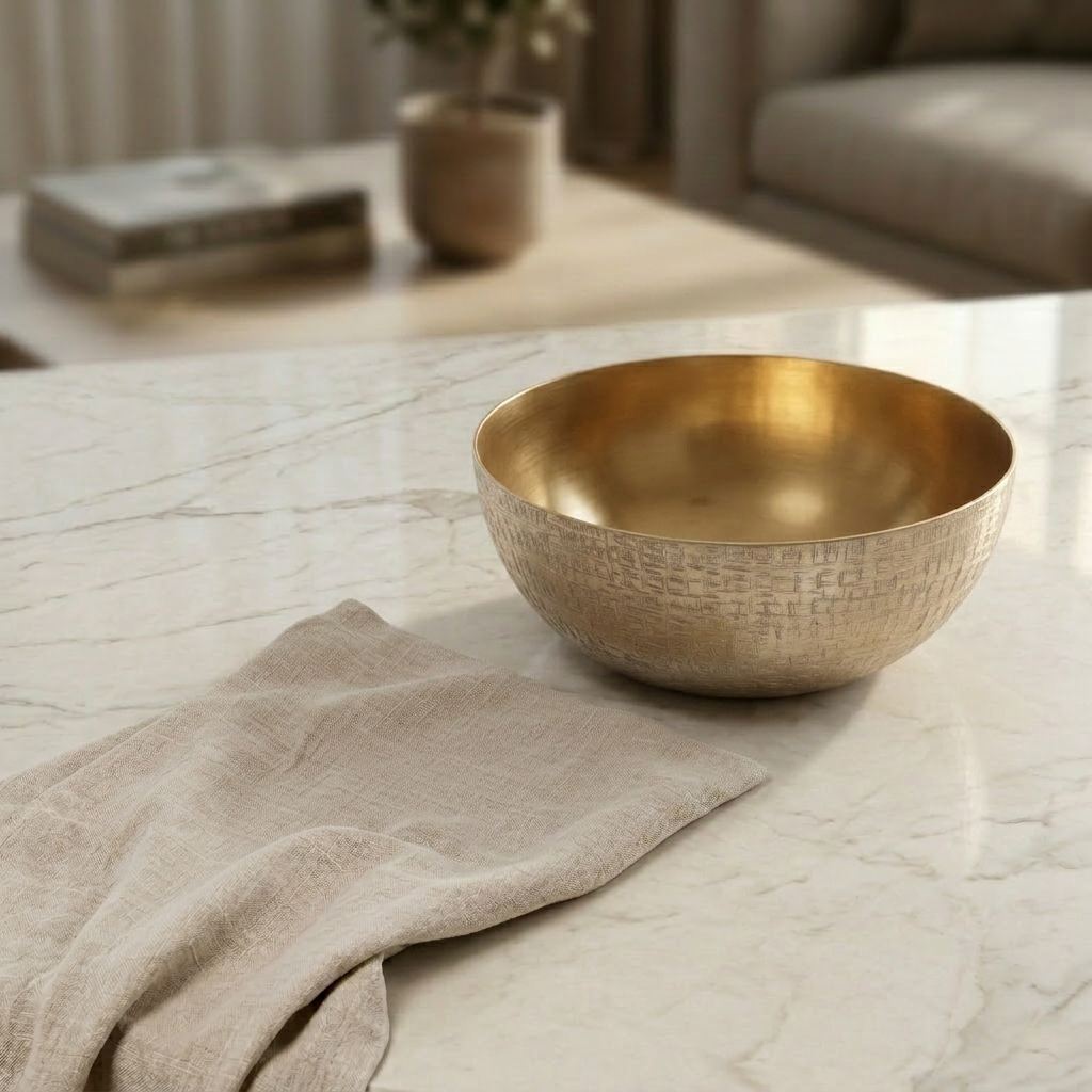 Metal bowl