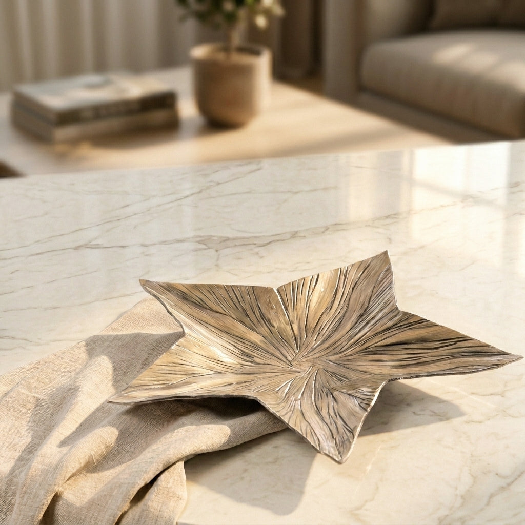 Metal star plate small size