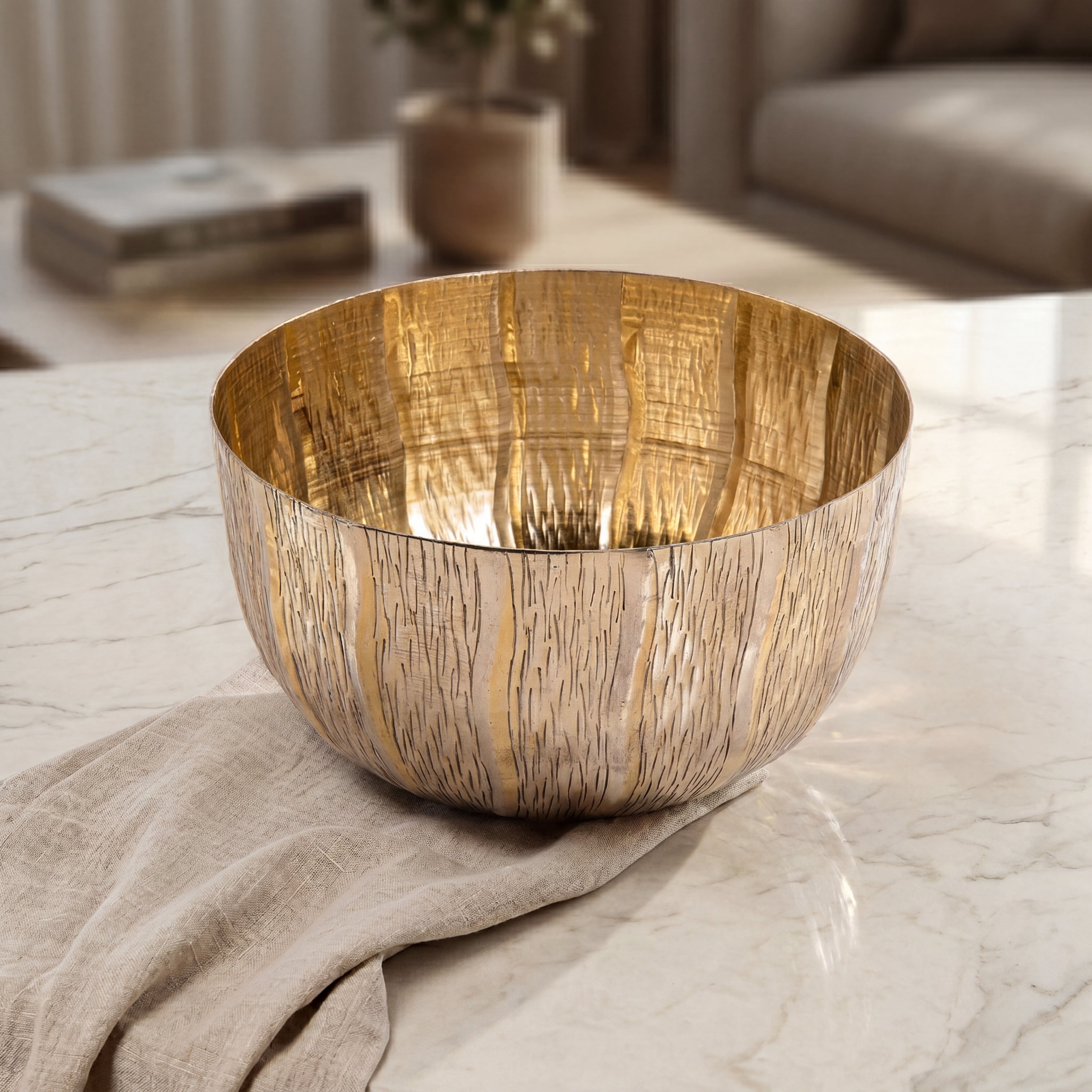 Metal bowl