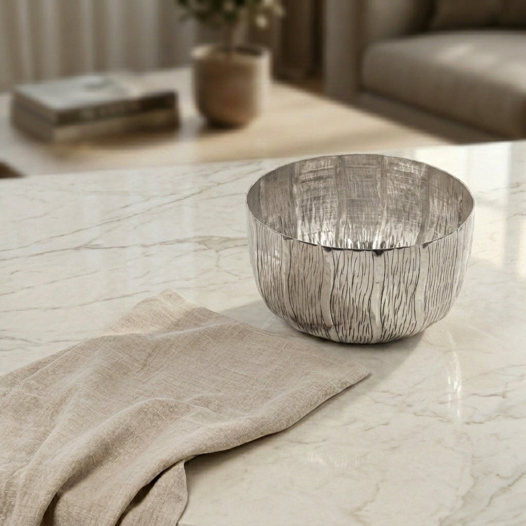 Metal bowl