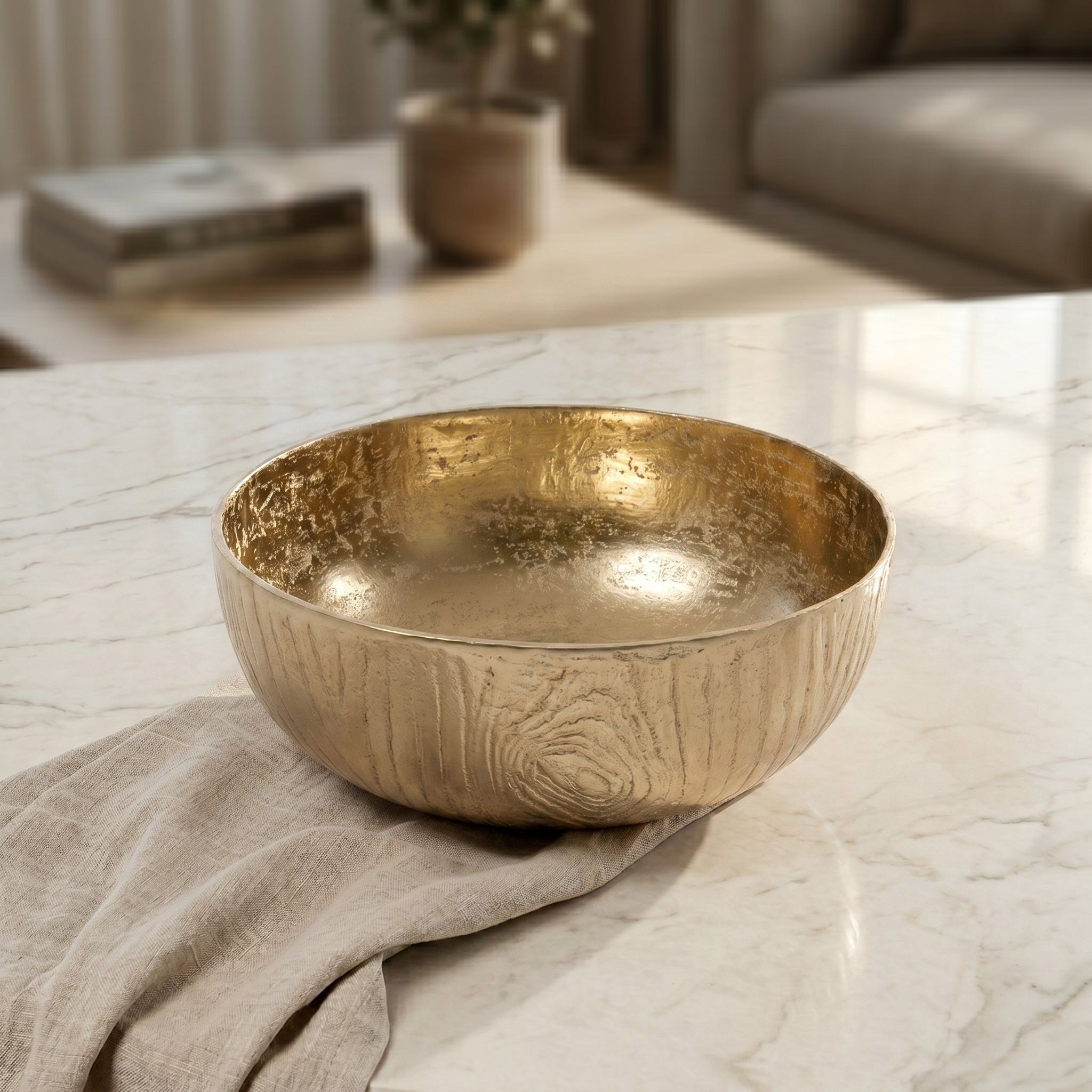 Gold Metal Bowl