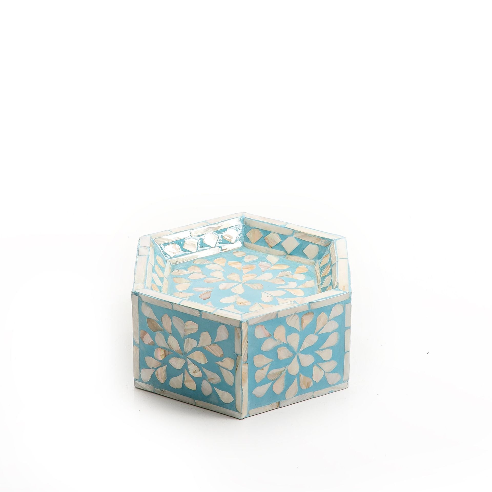 Light Blue Hexagon Vietnamese Mop Stand