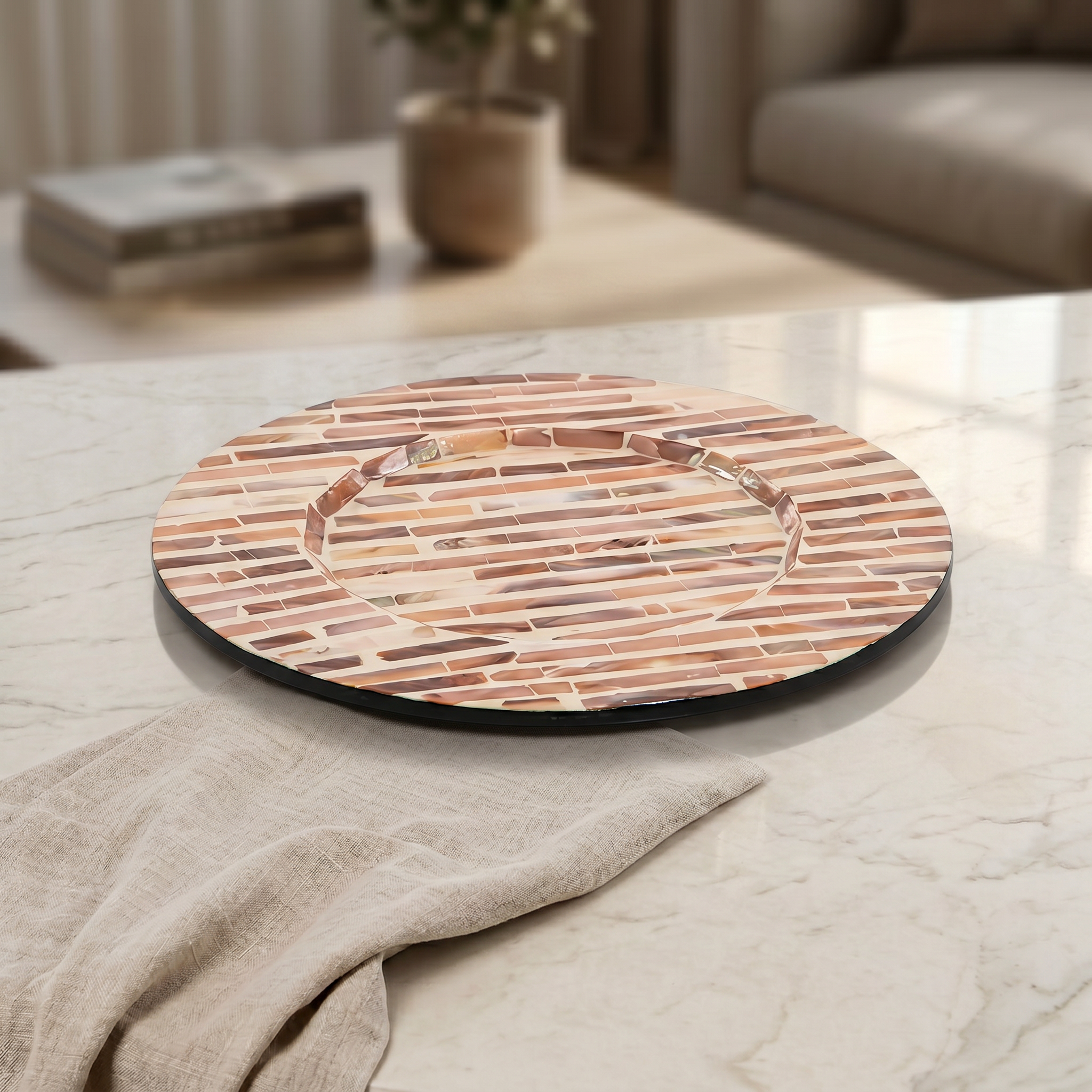 Round Vietnamese Mop plate