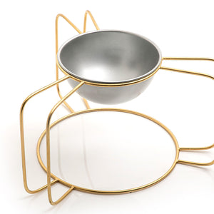 Metal stand with bowel - CASCADES