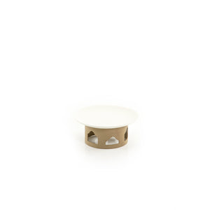 Ceramic plate with metal base - CASCADES