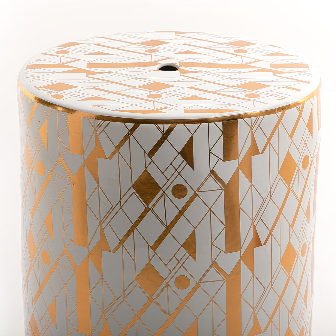 Ceramic decorative table