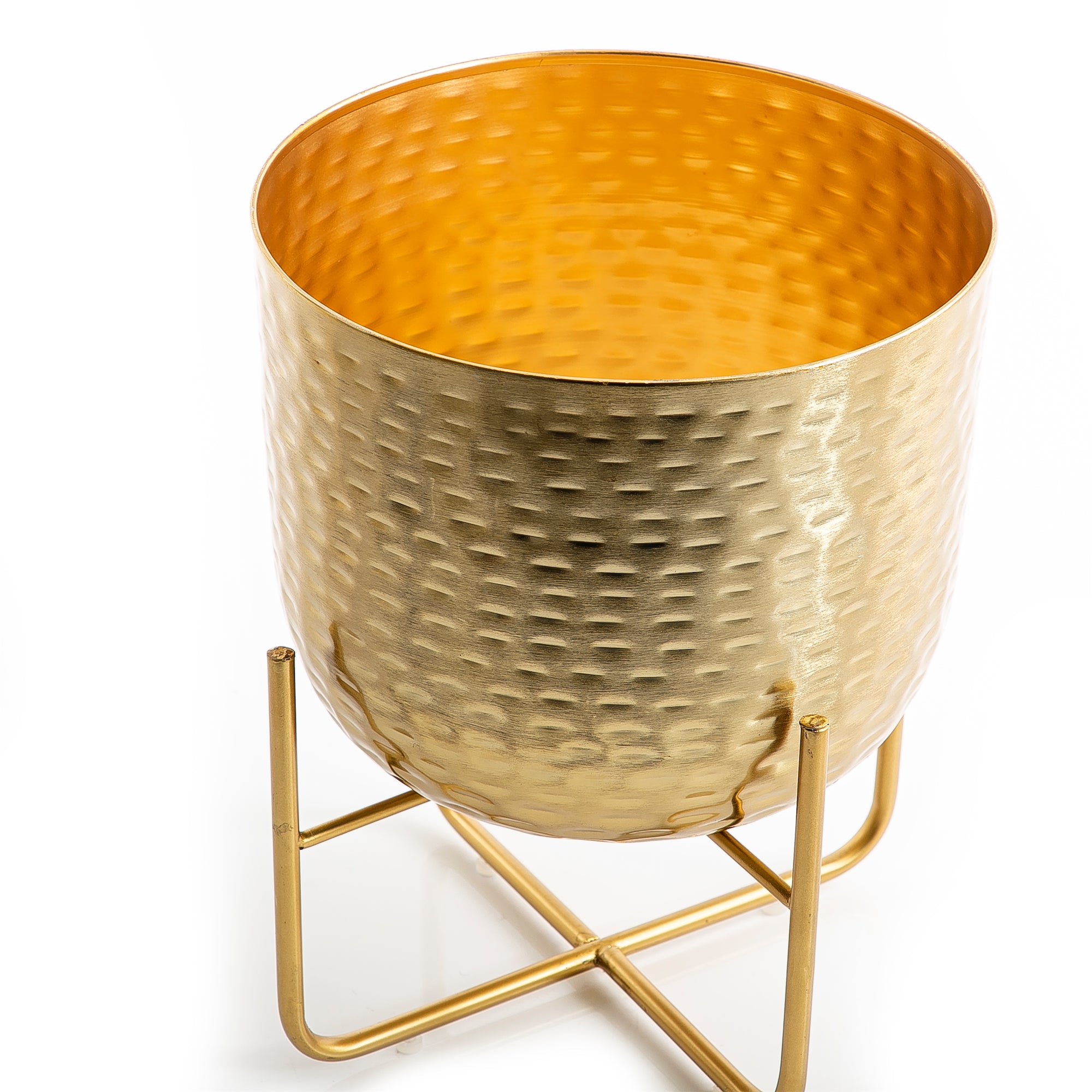 metal planter with stand (5938761695397)