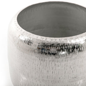 Metal planter bowl - CASCADES