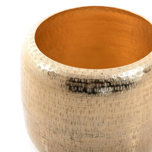 Metal planter bowl - CASCADES