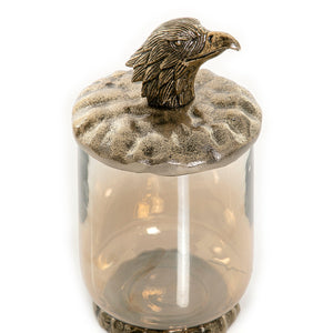 Glass jar with metal cover - CASCADES
