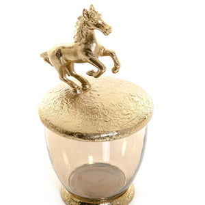 Glass jar with metal cover - CASCADES