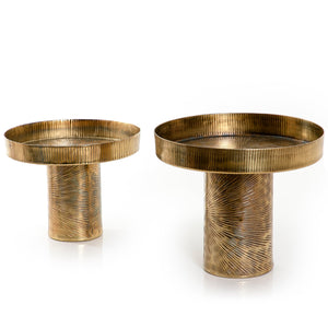 Set Of 2 Metal Stands - CASCADES