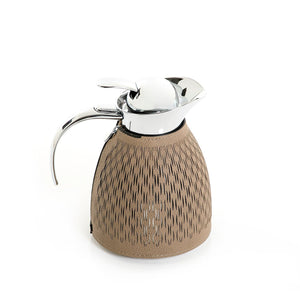 Metal thermos with leather cover - CASCADES