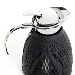 Metal thermos with leather cover - CASCADES