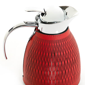 Metal thermos with leather cover - CASCADES