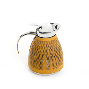 Metal thermos with leather cover - CASCADES