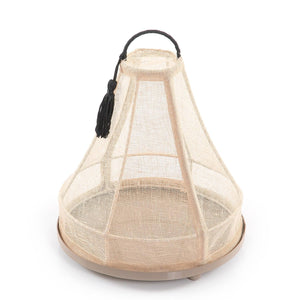 Linen cover with metal base - CASCADES