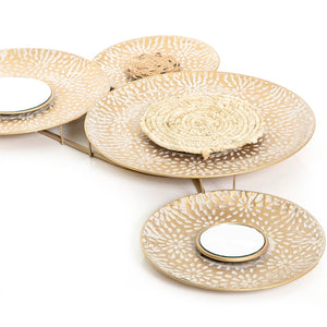 Decorative metal tray with mirror - CASCADES