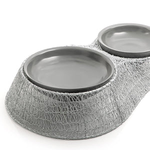 Metal stand with 2 plate - CASCADES