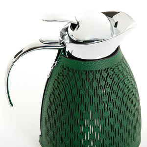 Metal thermos with leather cover - CASCADES