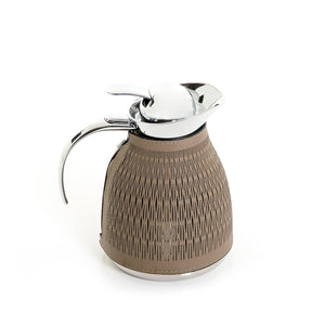 Metal thermos with leather cover - CASCADES