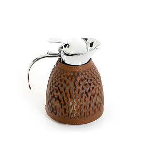 Metal thermos with leather cover - CASCADES