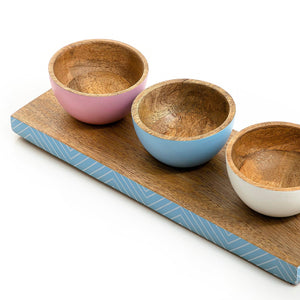 Wooden 3 bowls - CASCADES